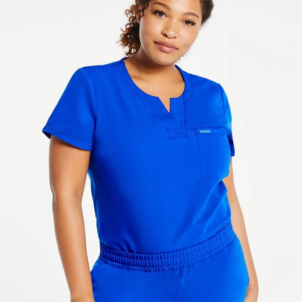JAANUU WOMEN'S 1-POCKET TUCK-IN TOP Size M